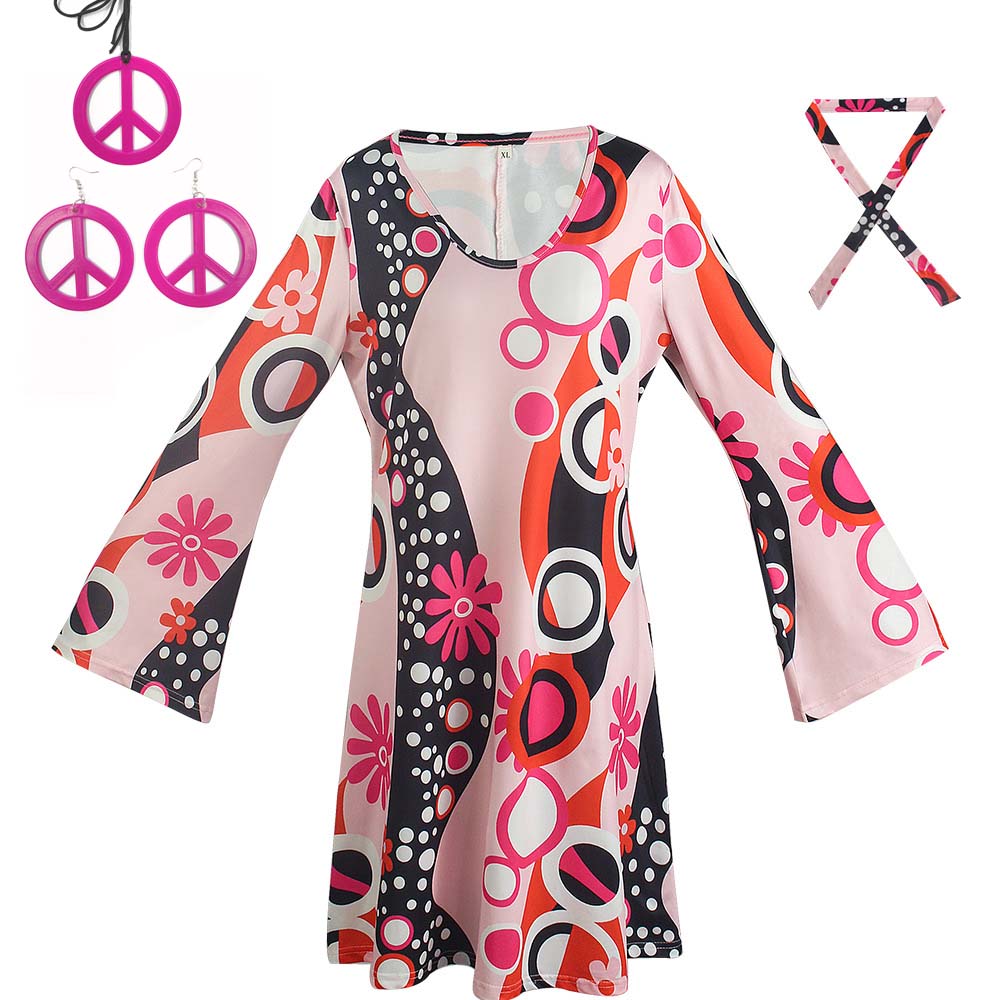 Women'S Accessories In The 70S - 할로윈 레트로 60년대 70년대 디스코 의상