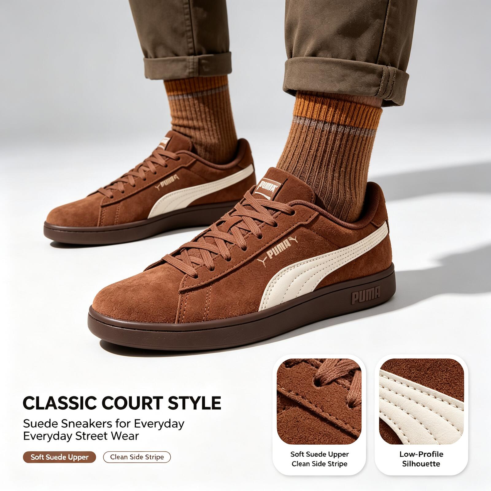 Puma Shoes Suede Classic - 새로운 푸마 레트로 캐주얼 스니커즈 스웨이드
