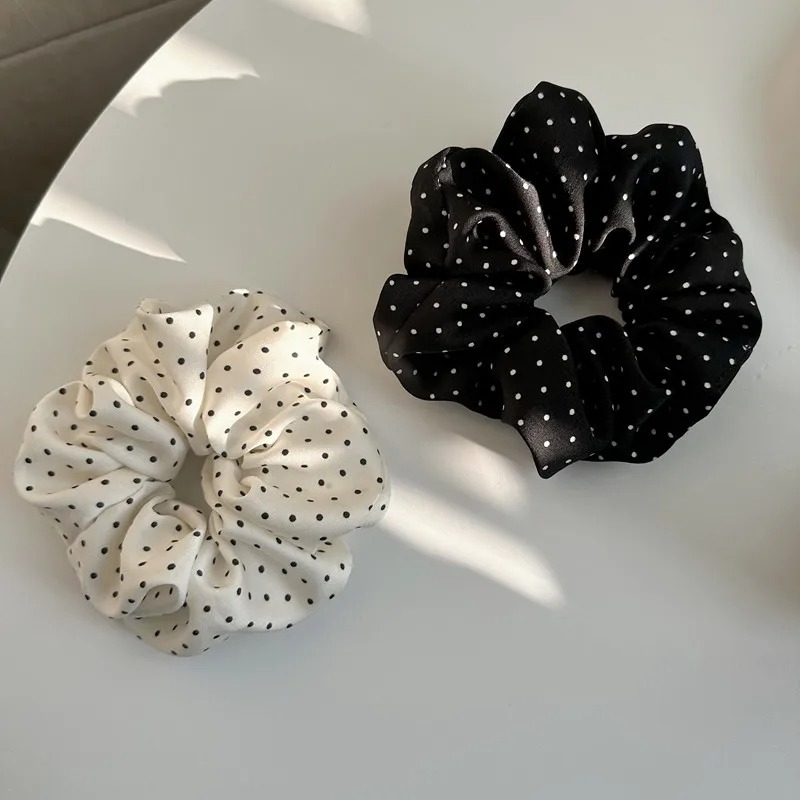 Hair Band Elastic - 2개입 여성용 우아한 미니멀리스트 헤어 스크런치,