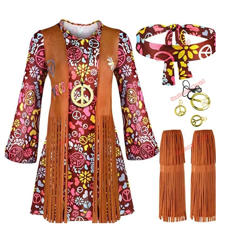 Women'S Accessories In The 70S - 평화 사랑 여성 파티 60년대 70년대