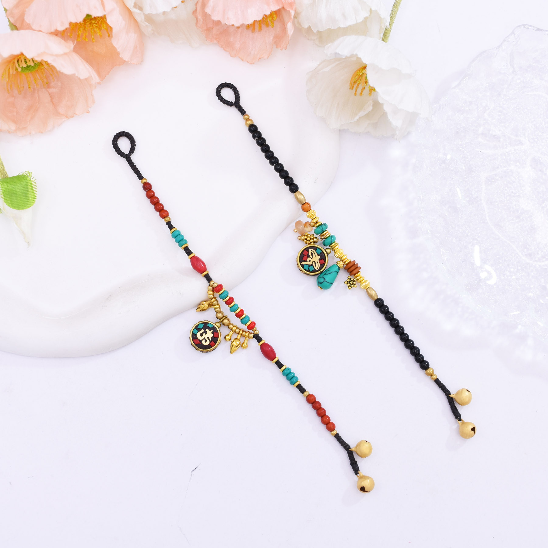 Women Accessories Nepal - 레트로 보헤미안 티베트 여성용 팔찌, 에스닉