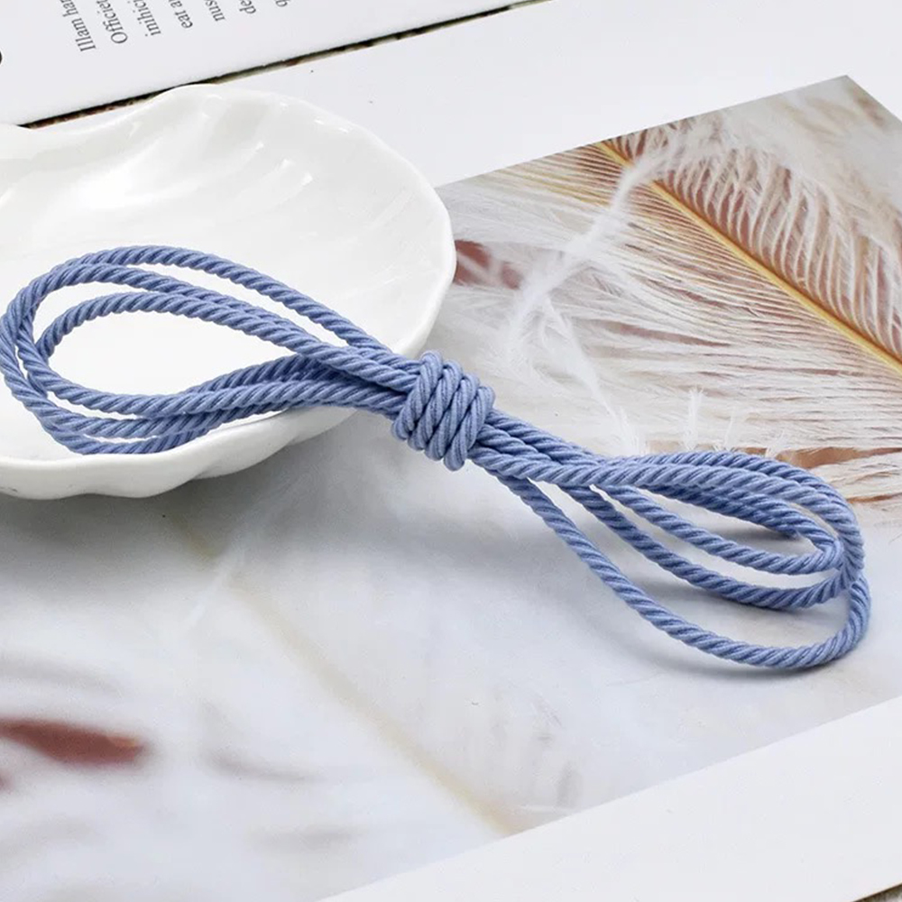 5M/롤 2.5mm 탄성 로프 땋은 고무줄 DIY 헤어 - Hair Band Elastic 리뷰 및 가격