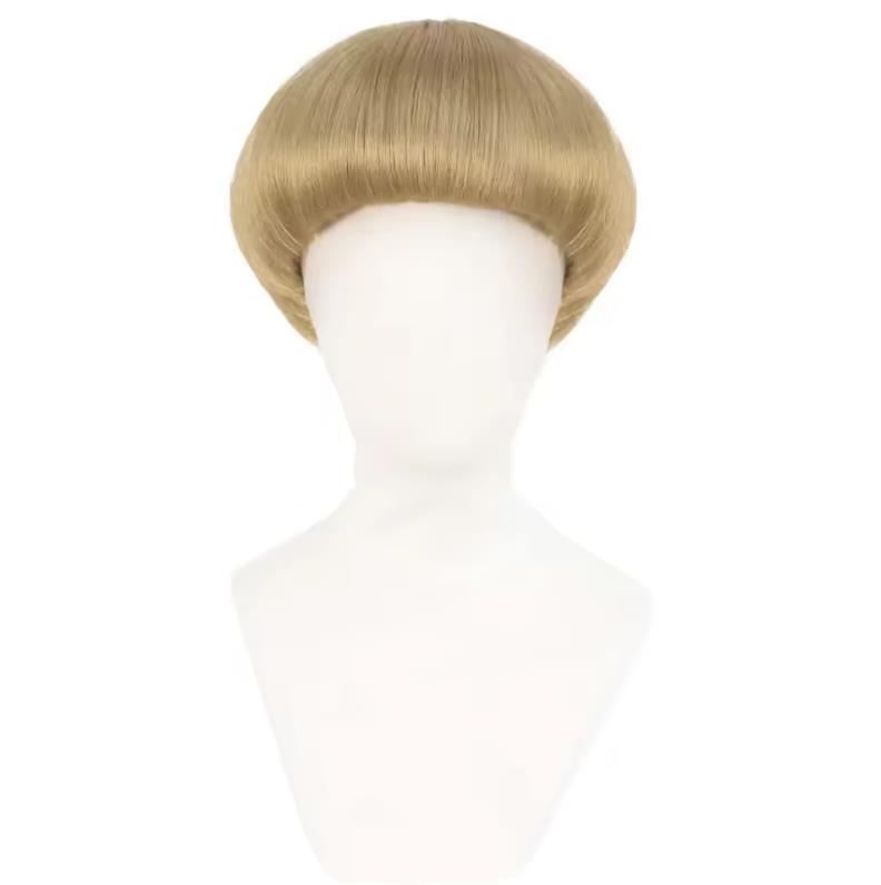 짧은 금발 앞머리 있는 버섯형 가발 (남성용) 60년대 - Women'S Accessories In The 70S 리뷰 및 가격