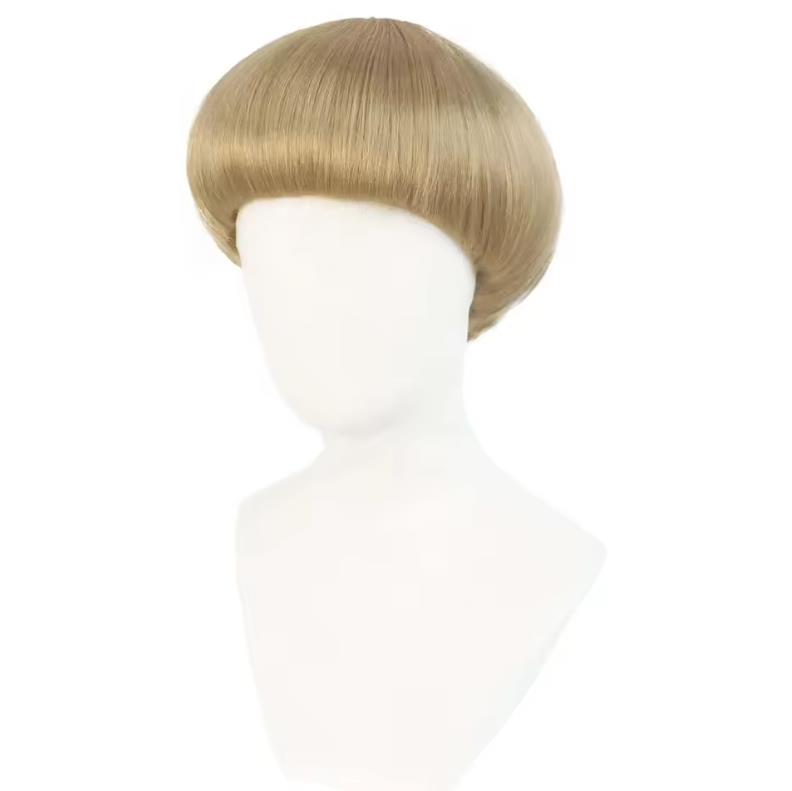 짧은 금발 앞머리 있는 버섯형 가발 (남성용) 60년대 - Women'S Accessories In The 70S 리뷰 및 가격