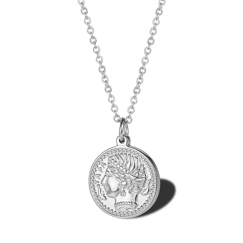 여성용 섬세한 금도금 엘리자베스 여왕 동전 펜던트 목걸 - Coin Necklace Delicate 리뷰 및 가격