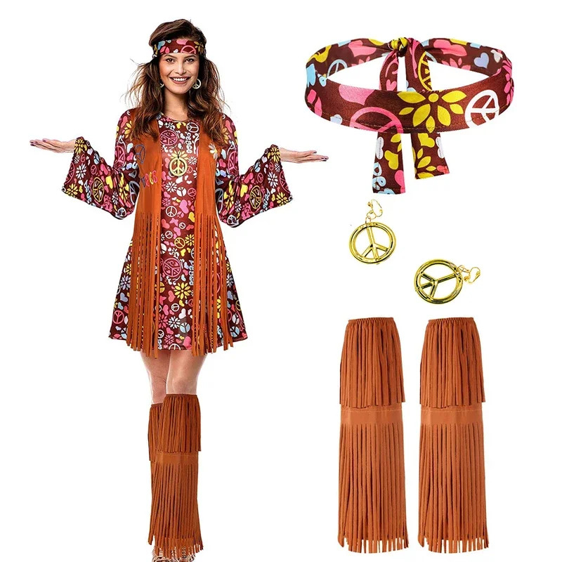 2026 평화 사랑 여성 파티 60년대 70년대 무대  - Women'S Accessories In The 70S 리뷰 및 가격