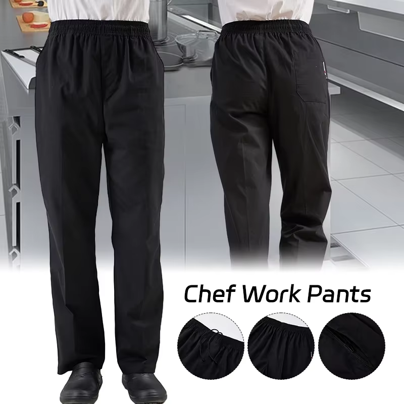 새로운 셰프 바지 요리 레스토랑 남성용 고품질 셰프 바 - Women Kitchen Accessories 리뷰 및 가격