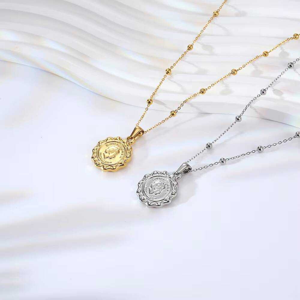 여성용 섬세한 천사 큐피드 코인 펜던트 목걸이 스테인리 - Coin Necklace Delicate 리뷰 및 가격
