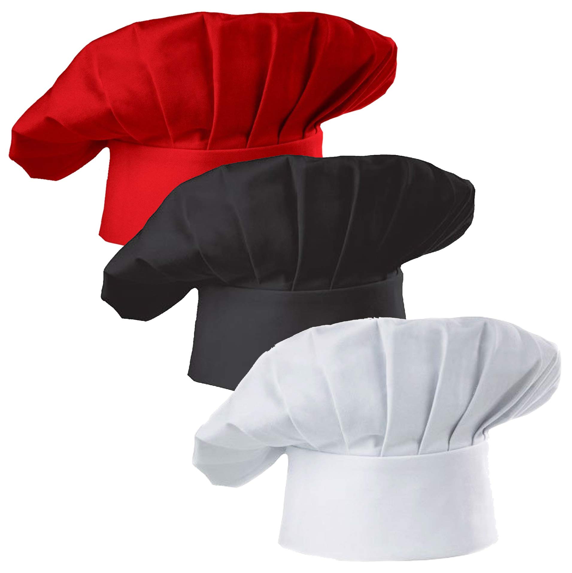 3개 세트 성인용 셰프 모자, 성인용 조절 가능 탄성  - Women Kitchen Accessories 리뷰 및 가격