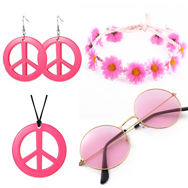60년대 70년대 여성용 디스코 의상 히피 액세서리 프 - Women'S Accessories In The 70S 리뷰 및 가격