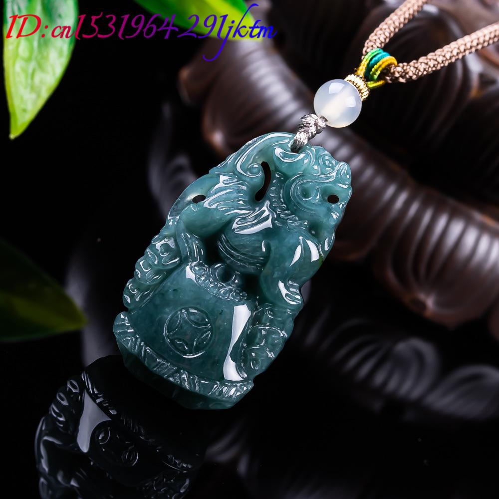 버마산 비취석 픽시우 펜던트 디자이너 원석 부적 진짜  - Women'S Accessories 리뷰 및 가격