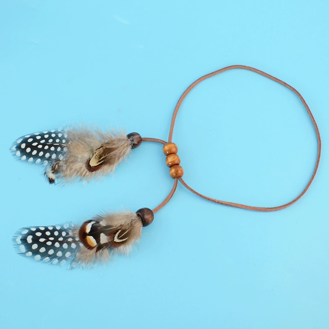 여성용 집시 히피 로프 깃털 헤어 액세서리, 부족 팔, - Women Accessories India 리뷰 및 가격