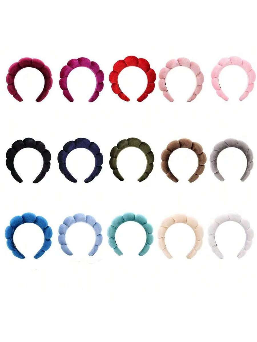 1개입 구름 모양 벨벳 마시멜로 땋은 머리띠, 세안,  - Women'S Exercise Accessories 리뷰 및 가격