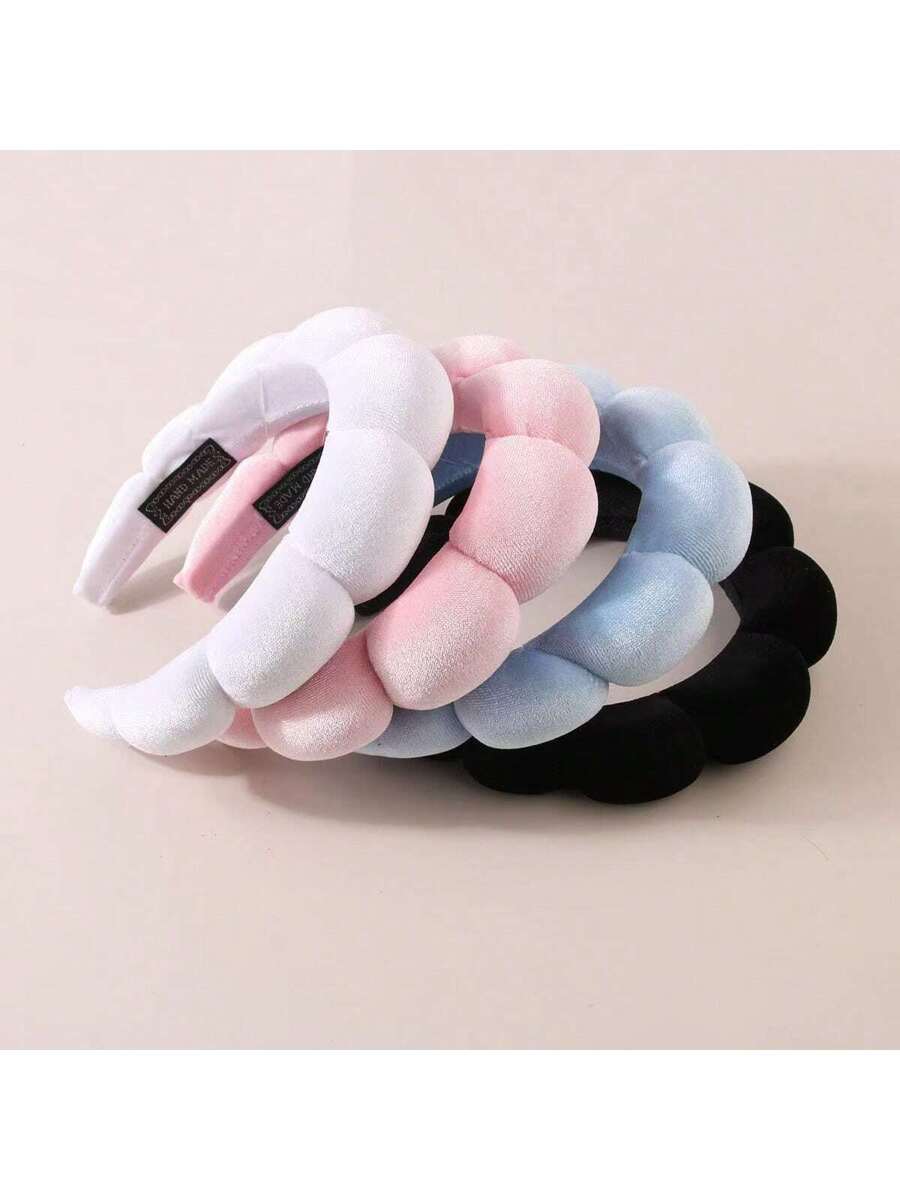1개입 구름 모양 벨벳 마시멜로 땋은 머리띠, 세안,  - Women'S Exercise Accessories 리뷰 및 가격