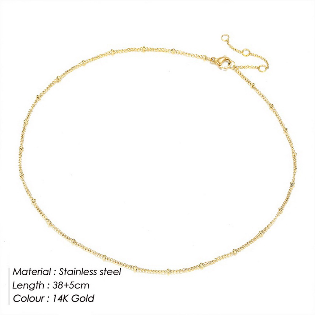 14K 금도금 섬세한 레이어드 목걸이 변색없는 스테인리 - Coin Necklace Delicate 리뷰 및 가격