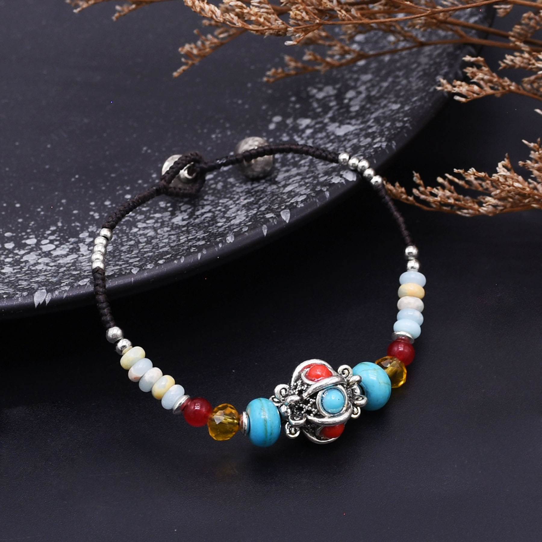 민족 수제 직조 로프 티베탄 팔찌 (여성/남성용) 레진 - Women Accessories Nepal 리뷰 및 가격