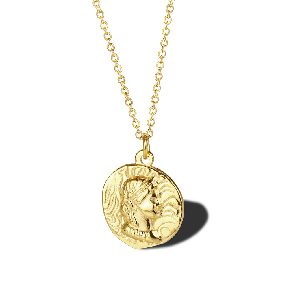 금도금 엘리자베스 여왕 초상화 체인 패션 코인 여성용  - Coin Necklace Delicate 리뷰 및 가격