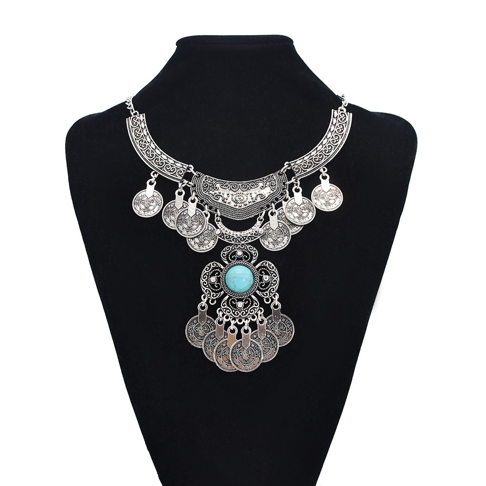 여성용 빈티지 합금 할로우 대형 꽃 동전, 술 펜던트  - Women Accessories Nepal 리뷰 및 가격