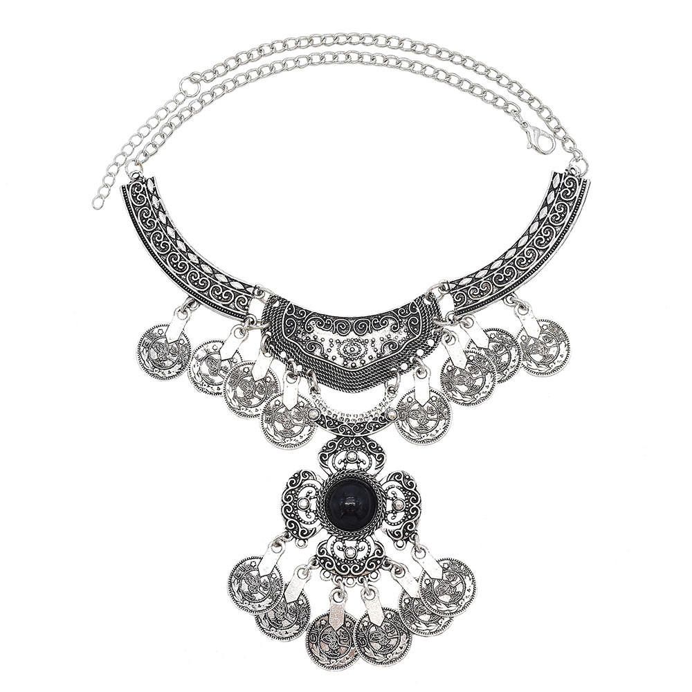 여성용 빈티지 합금 할로우 대형 꽃 동전, 술 펜던트  - Women Accessories Nepal 리뷰 및 가격