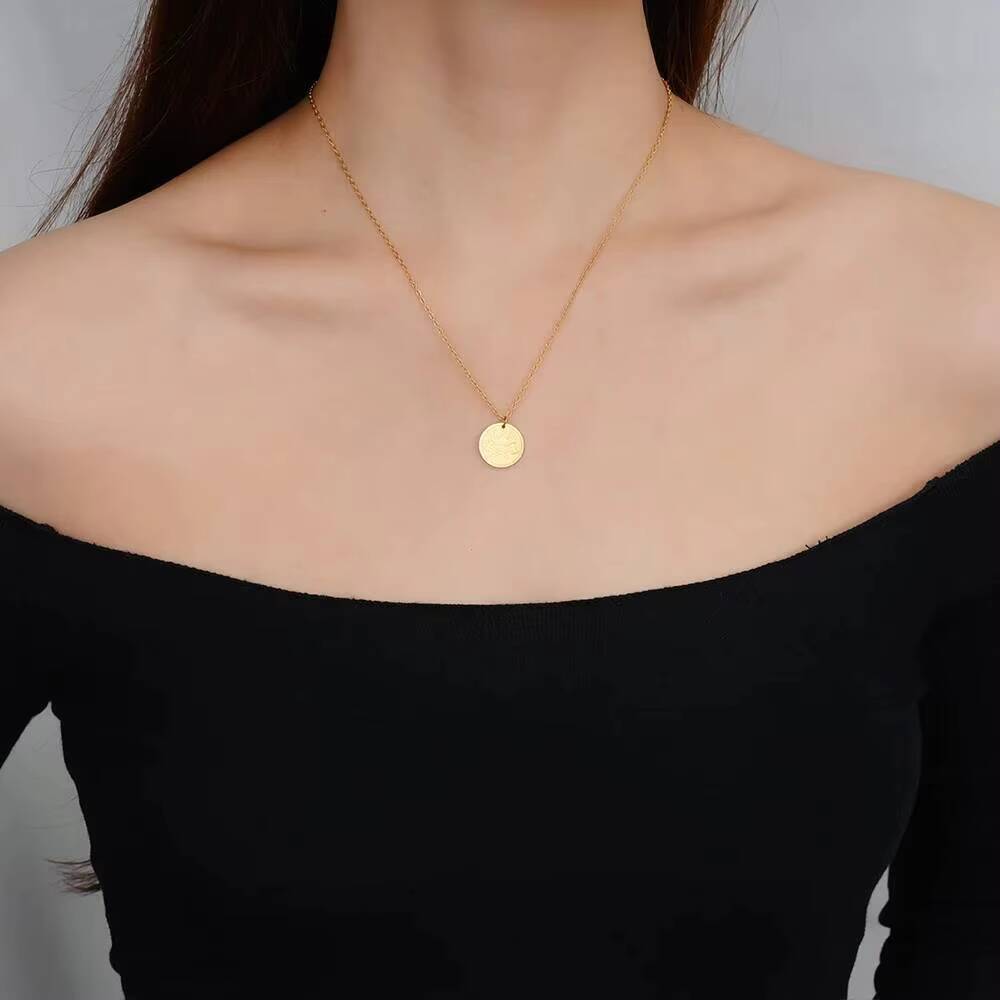 금도금 바이킹 도끼 펜던트 목걸이 여성용 섬세한 동전  - Coin Necklace Delicate 리뷰 및 가격