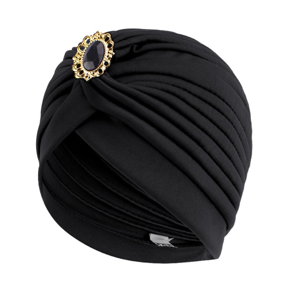 캐주얼 트위스트 레트로 에스닉 터번 모자 터번 헤드웨어 - Women Accessories India 리뷰 및 가격