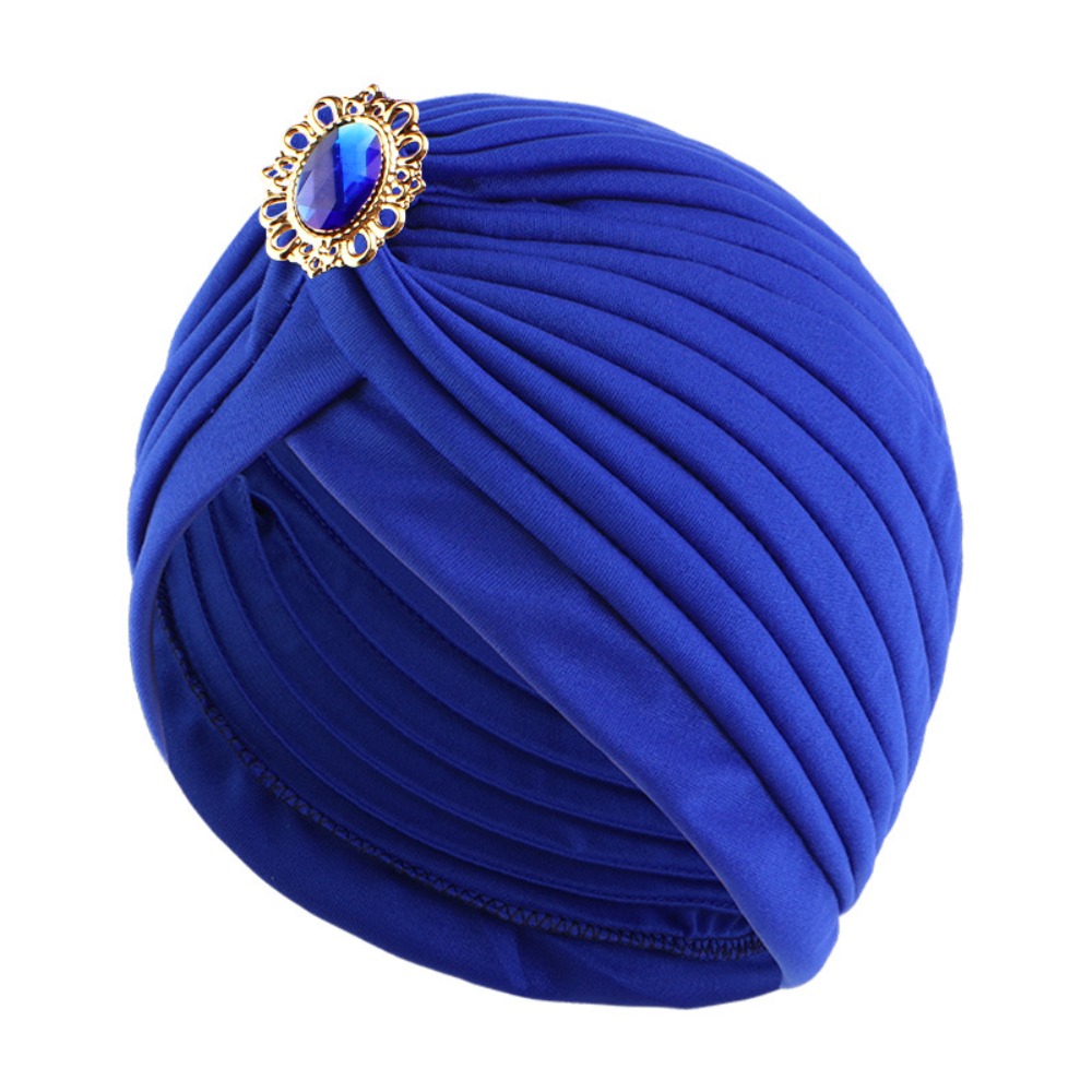 캐주얼 트위스트 레트로 에스닉 터번 모자 터번 헤드웨어 - Women Accessories India 리뷰 및 가격