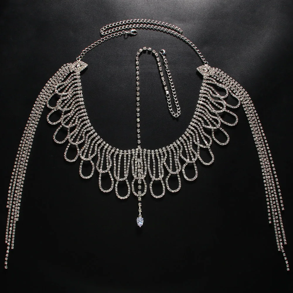 다층 라인 석 프린지 헤드 체인 티아라 이마 머리띠 인 - Women Accessories India 리뷰 및 가격