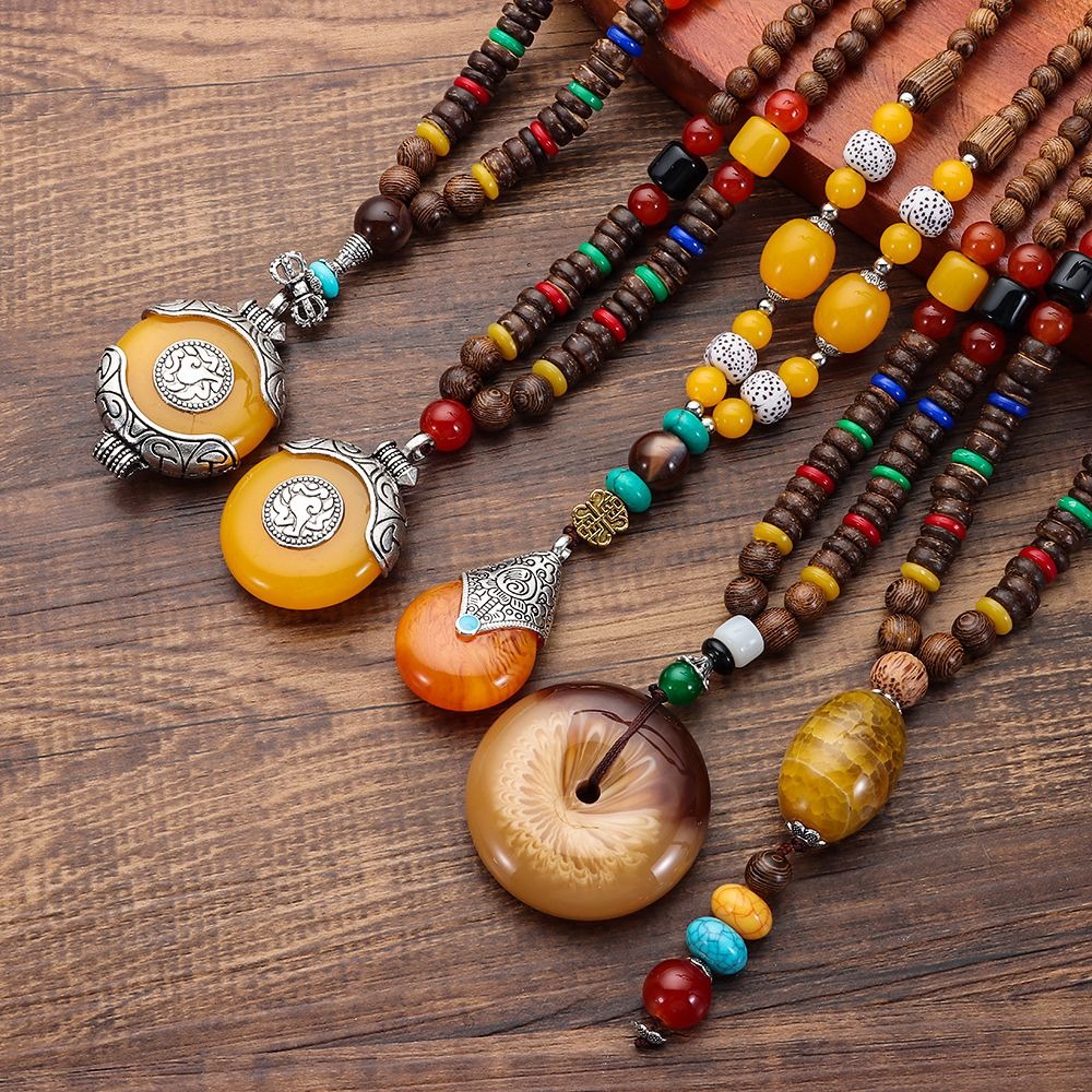 절묘한 섬세한 불교 의류 액세서리 쇄골 체인 보디 비드 - Women Accessories Nepal 리뷰 및 가격