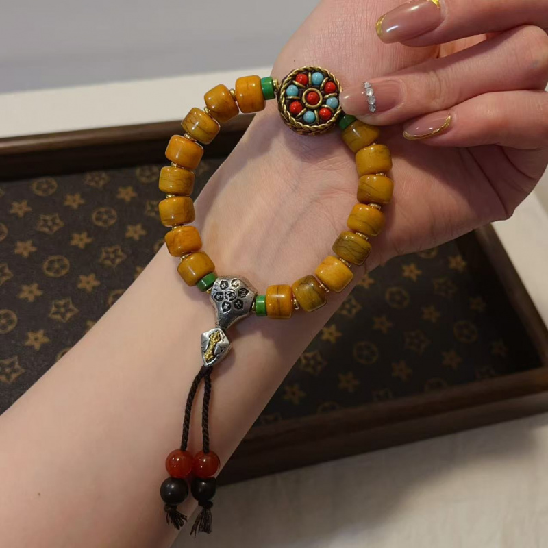 야크 뼈 일치하는 네팔 팔찌 남자와 여자/커플 장식 액 - Women Accessories Nepal 리뷰 및 가격