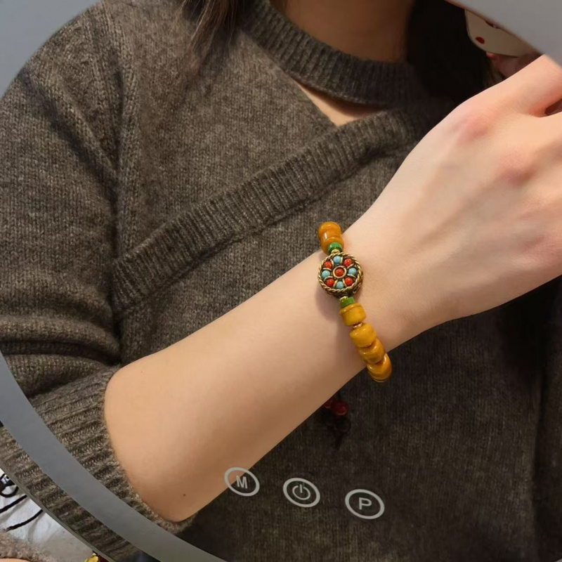 야크 뼈 일치하는 네팔 팔찌 남자와 여자/커플 장식 액 - Women Accessories Nepal 리뷰 및 가격