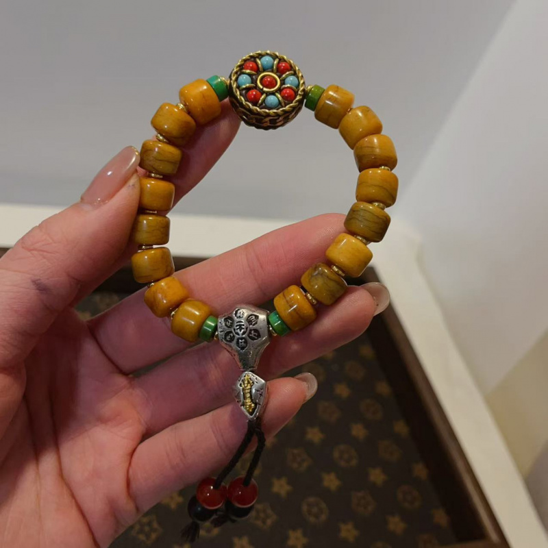 야크 뼈 일치하는 네팔 팔찌 남자와 여자/커플 장식 액 - Women Accessories Nepal 리뷰 및 가격