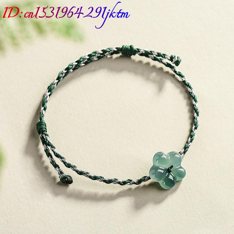 버마산 경옥 꽃 팔찌 천연 옥 참 장식 패션 액세서리  - Women'S Accessories 리뷰 및 가격