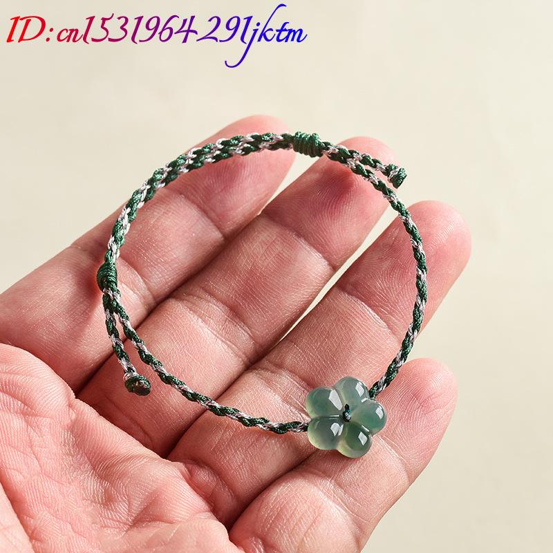 버마산 경옥 꽃 팔찌 천연 옥 참 장식 패션 액세서리  - Women'S Accessories 리뷰 및 가격