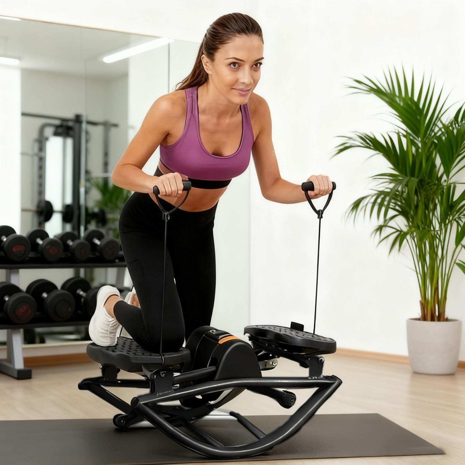 락 스테퍼 운동 기구 휴대용 무소음 측면 스테퍼 머신  - Women'S Exercise Accessories 리뷰 및 가격
