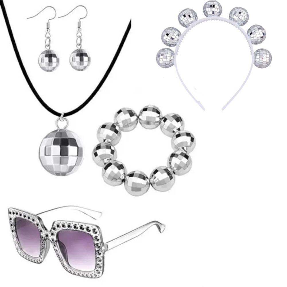 70년대 디스코 여성용 의상 액세서리 세트 코일 팔찌  - Women'S Accessories In The 70S 리뷰 및 가격